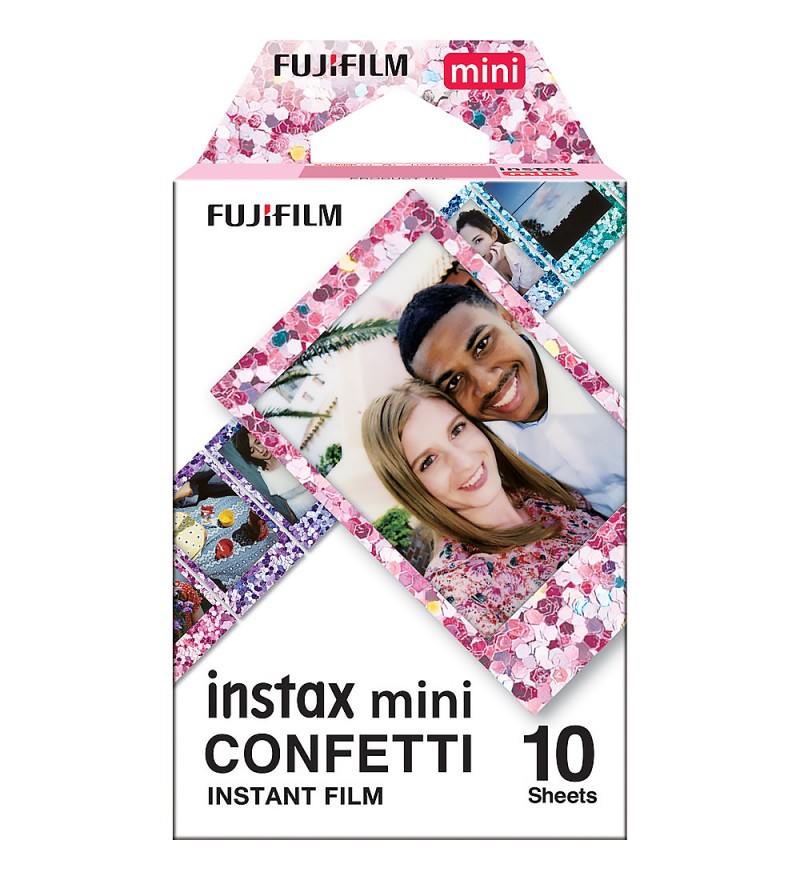 Película Fujifilm Instax Mini Confetti de 8.6x5.4cm (10 unidades)