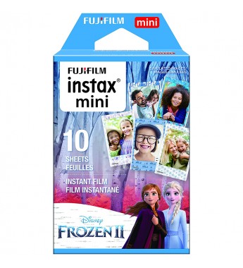 Película Fujifilm Instax Mini Frozen II de 8.6x5.4cm (10 unidades)