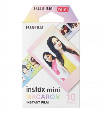 Película Fujifilm Instax Mini Macaron de 8.6x5.4cm (10 unidades)