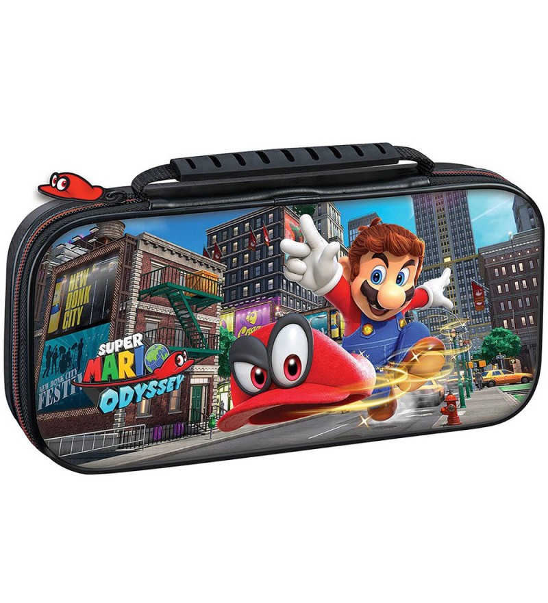 Estuche para Nintendo Switch Deluxe Travel Case NNS58 - Negro Super Mario Odyssey