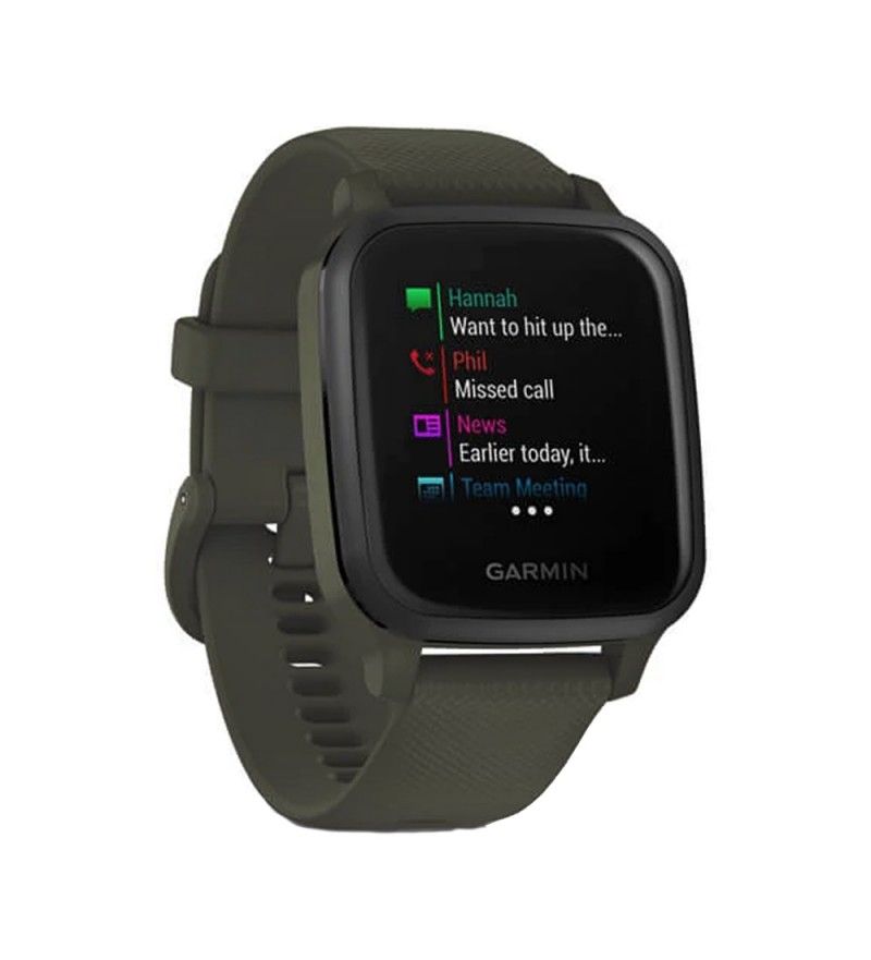 Reloj GPS Smartwatch Garmin Venu SQ/ Edición Música - Musgo/Gris