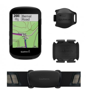 GPS Garmin Edge 530 Sensor Bundle 010-02060-10 con Pantalla 2.6"/Wi-Fi/Bluetooth/IPX7 + Sensores - Negro