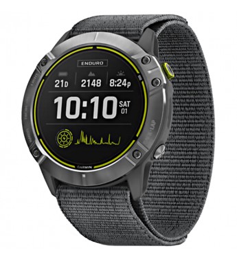 Smartwatch Garmin Enduro 010-02408-00 con Pantalla de 1.4"/Bluetooth/GPS/10 ATM (Acero) - Gris