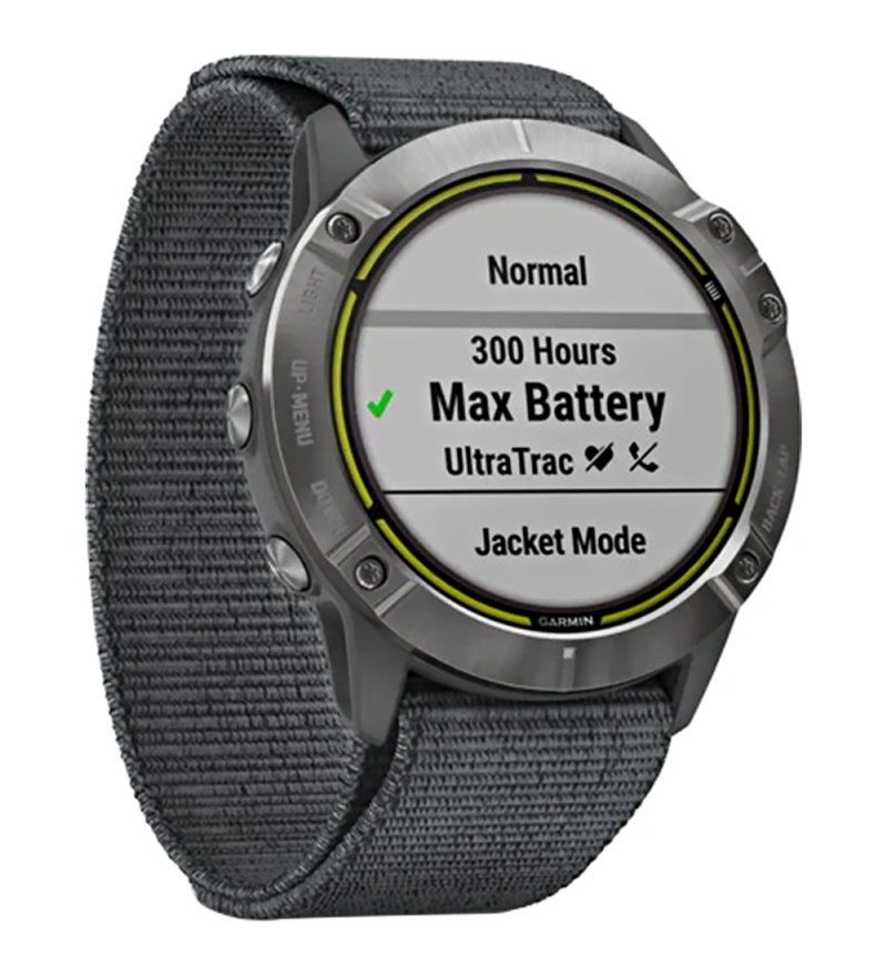 Smartwatch Garmin Enduro 010-02408-00 con Pantalla de 1.4"/Bluetooth/GPS/10 ATM (Acero) - Gris