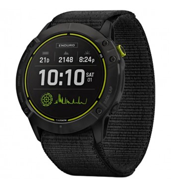Smartwatch Garmin Enduro 010-02408-01 con Pantalla de 1.4"/Bluetooth/GPS/10 ATM (Titanio) - Negro