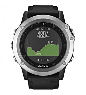 Smartwatch Garmin Fenix 3 010-N1338-77 con Pantalla de 1.2"/Bluetooth/GPS/10 ATM - Plata (Refurbished)