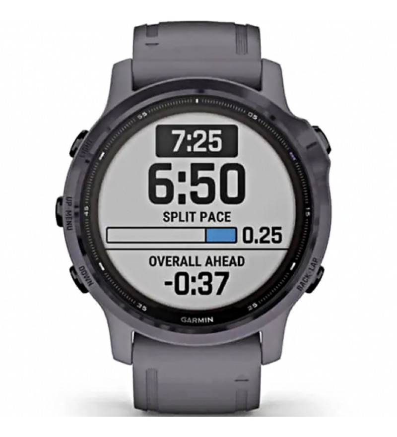 Smartwatch Garmin Fenix 6s Pro de 42mm 010-02409-17 con Pantalla 1.2"/GPS/Wi-Fi/Bluetooth (Solar) - Gris/Amatista