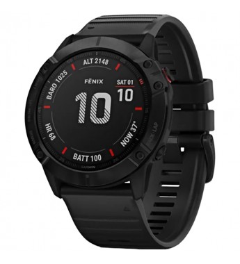 Smartwatch Garmin Fenix 6X Pro de 51mm 010-02157-00 con Pantalla 1.4"/GPS/Wi-Fi/Bluetooth - Negro