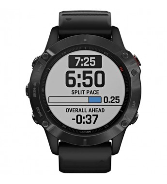 Smartwatch Garmin Fenix 6 Pro de 47mm 010-02158-01 con Pantalla 1.3"/GPS/Wi-Fi/Bluetooth (Estándar) - Negro