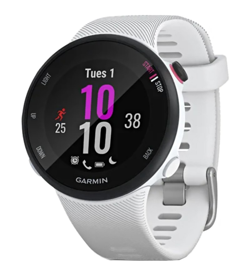 Smartwatch Garmin Forerunner 45S 010-02156-00 con Pantalla de 1.04"/Bluetooth/GPS/5 ATM - Blanco