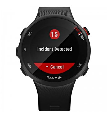 Smartwatch Garmin Forerunner 45S 010-02156-02 con Pantalla de 1.04"/Bluetooth/GPS/5 ATM - Negro