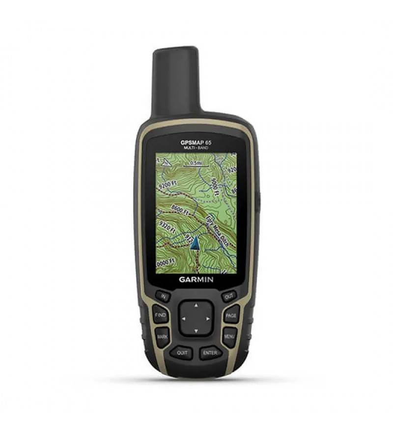 GPS Garmin GPSMAP 65 Multi Band Multi GNSS 010-02451-00 IPX7/16GB/GLONASS/Brújula - Negro