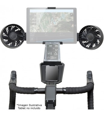 Bicicleta de Entrenamiento Garmin Tacx NEO Bike Smart T8000.60 con 2200W/Bluetooth/ANT+ - Negro/Azul