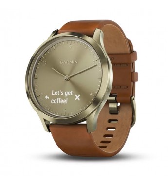 Smartwatch Garmin Vivomove HR 010-01850-05 con Bluetooth/ANT+ - Marrón Claro