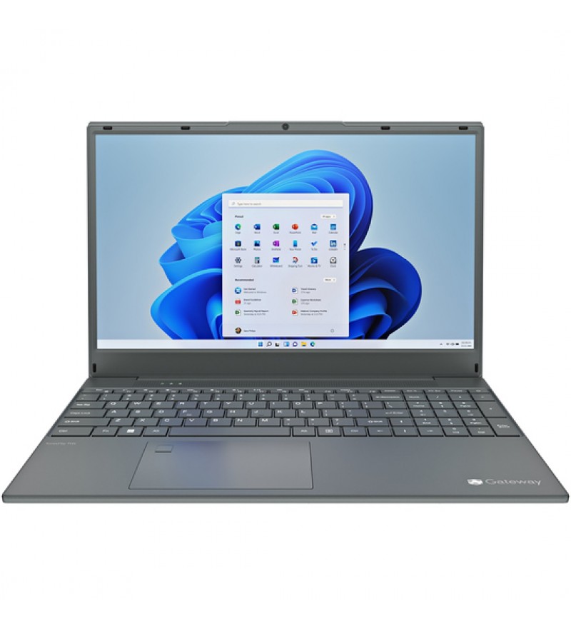 Notebook Gateway Ultra Slim GWNR71517-BK de 15.6" FHD con AMD Ryzen 7 3700U/8GB RAM/512GB SSD/W11H - Gris