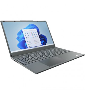 Notebook Gateway Ultra Slim GWNR71517-BK de 15.6" FHD con AMD Ryzen 7 3700U/8GB RAM/512GB SSD/W11H - Gris