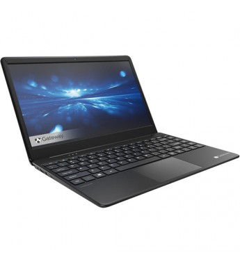 Notebook Gateway Ultra Slim GWTN141-5BK de 14.1" FHD con Intel Celeron N4020/4GB RAM/64GB eMMC/W10H - Negro