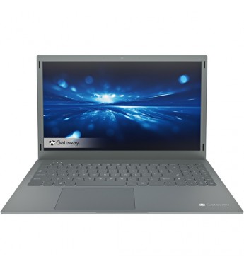 Notebook Gateway Ultra Slim GWTN156-11BK de 15.6" FHD con Intel Pentium Silver N5030/4GB RAM/128GB eMMC/W10H - Gris