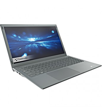 Notebook Gateway Ultra Slim GWTN156-11BK de 15.6" FHD con Intel Pentium Silver N5030/4GB RAM/128GB eMMC/W10H - Gris