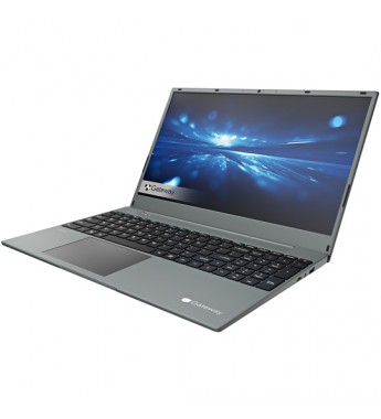 Notebook Gateway Ultra Slim GWTN156-12BK de 15.6" FHD con AMD Ryzen 3 3250U/4GB RAM/128GB eMMC/W10H - Gris