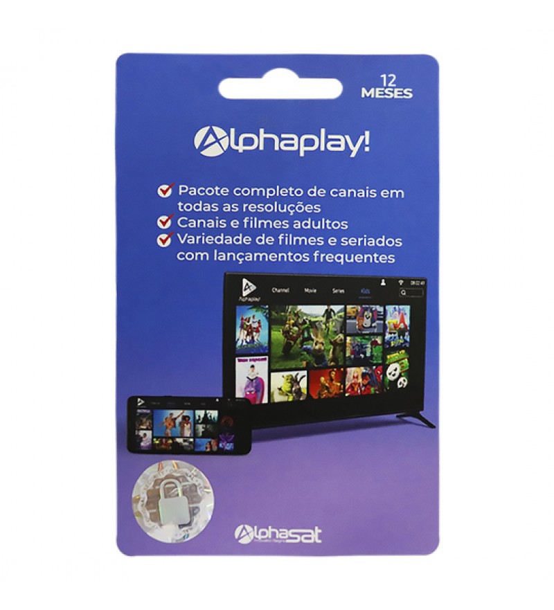 Gift Cards Alphasaplay! - 12 Meses