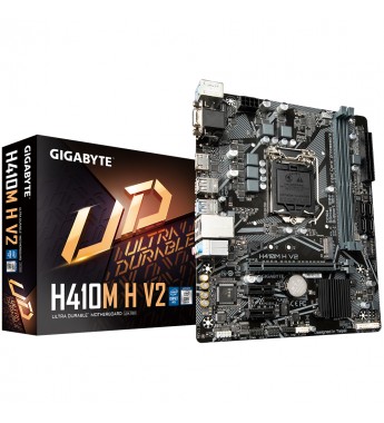 Placa Madre Gigabyte H410M H V2 LGA 1200/MicroATX/DDR4