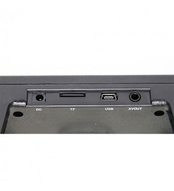Retrovisor con Cámara DVR Hetzer DV-200 Pantalla de 2.7"/HD/MicroSD - Negro