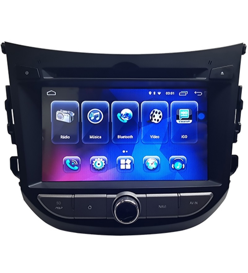 Central Multimedia Hetzer S650 de 7” para Hyundai HB20 2012/19 con Bluetooth/GPS/A6 – Negro