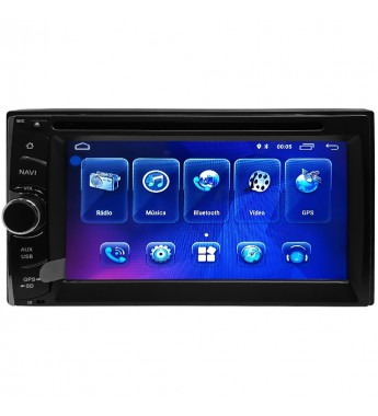 Reproductor de DVD Automotriz S650 Universal con Bluetooth/GPS/A6 – Negro