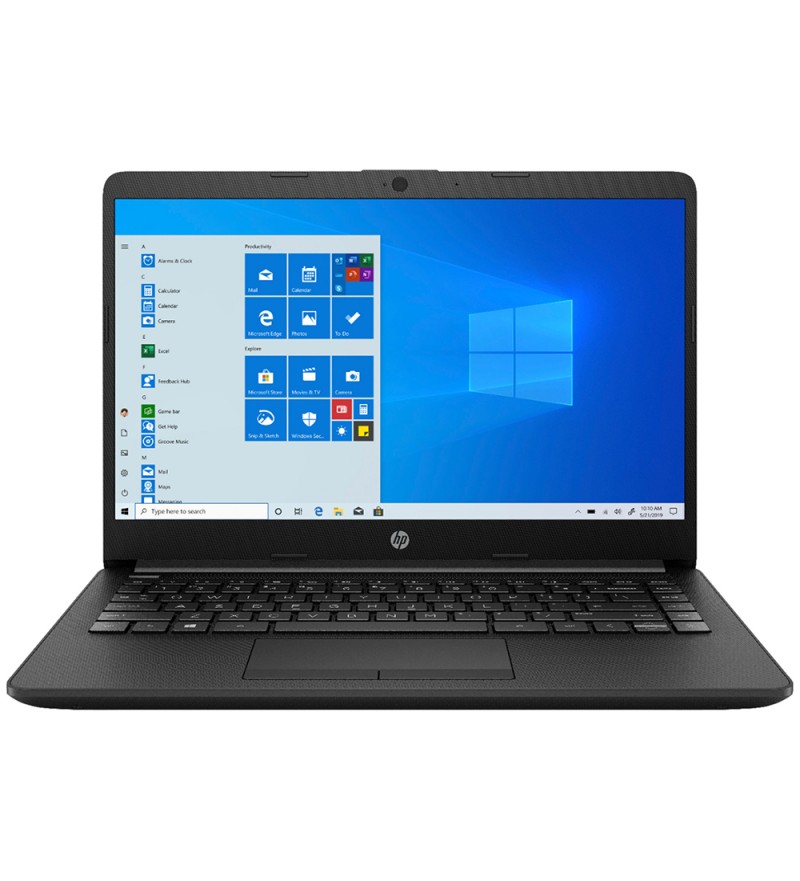 Notebook HP 14-dk1031dx de 14" HD con AMD Ryzen 3 3250U/8GB RAM/1TB HDD/W10 - Negro