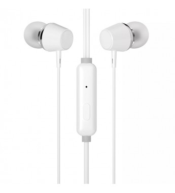 Auriculares HP Music Headset DHE-7000 8YJ87AA con Jack 3.5mm/Micrófono - Blanco
