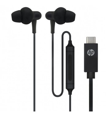 Auriculares HP Music Headset DHH-1126 194R4AA con USB-C/Micrófono - Negro