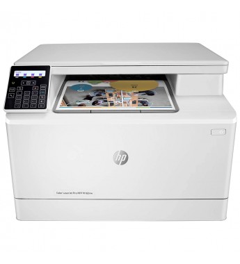 Impresora Multifuncional HP Color LaserJet Pro MFP M182nw Wi-Fi/220V - Blanco