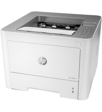Impresora HP Laser 408dn hasta 42 ppm USB/RJ45 220V - Blanco/Gris