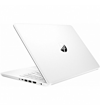 Notebook HP 14-dq0032dx de 14" HD con Intel Celeron N4020/4GB RAM/64GB eMMC/W11 - Blanco