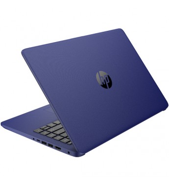 Notebook HP 14-dq0035dx de 14" HD con Intel Celeron N4020/4GB RAM/64GB eMMC/W11 - Indigo Blue