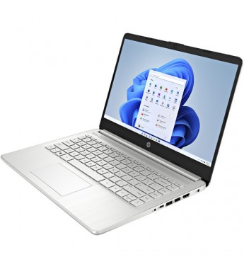 Notebook HP 14-fq0032od de 14" HD con AMD 3020e/4GB RAM/64GB eMMC/W11 - Natural Silver