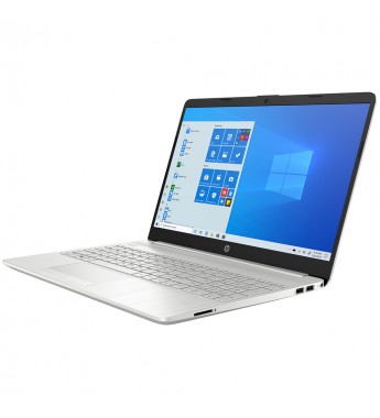 Notebook HP 15-dw1024wm de 15.6" HD con Intel Core i3-10110U/4GB RAM/128GB SSD/W10 - Plata