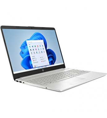 Notebook HP 15-dw1033dx de 15.6" FHD con Intel Celeron N4020/4GB RAM/128GB SSD/W11 - Natural Silver