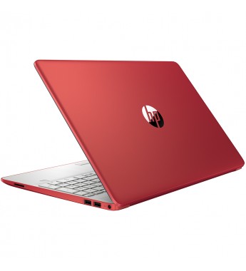 Notebook HP 15-dw0083wm de 15.6" HD con Intel Pentium Silver N5030/4GB RAM/128GB SSD/W10 - Scarlet Red