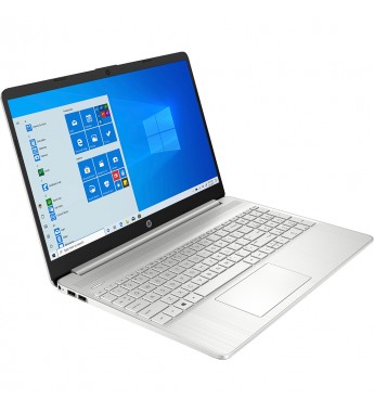 Notebook HP 15-dy2054la de 15.6" HD con Intel Core i5-1135G7/8GB RAM/256GB SSD + 16GB Optane/W10 - Plata