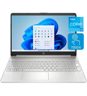 Notebook HP 15-dy2132wm de 15.6" FHD con Intel Core i3-1115G4/8GB RAM/256GB SSD/W11/Touch Screen - Plata