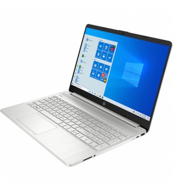 Notebook HP 15-ef1071wm de 15.6" HD con AMD Athlon 3050U APU/4GB RAM/128GB SSD/W10 - Plata + Mouse y Funda HP