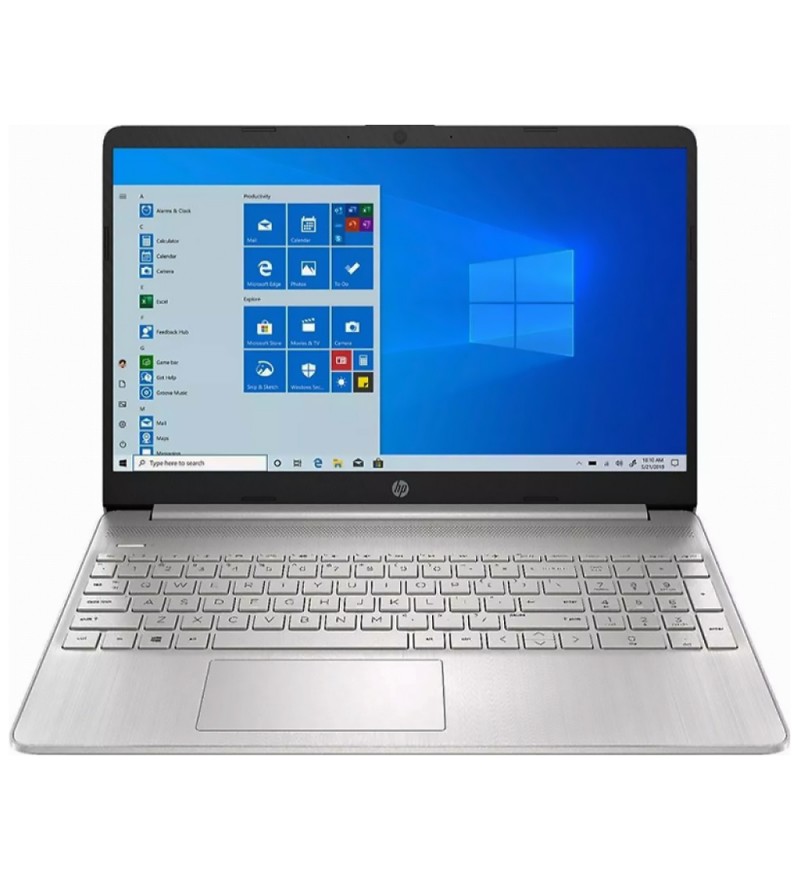 Notebook HP 15-dy1043dx de 15.6" Touch com Intel Core i5-1035G1/12GB RAM/256GB SSD/W10 - Plata