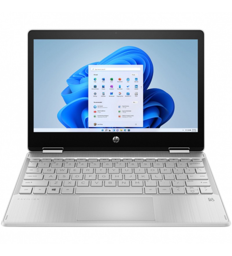 Notebook HP Pavilion x360 m Convertible 11m-ap0023dx de 11.6" HD Touch con Intel Pentium Silver N5030/4GB RAM/128GB SSD/W11 - Natural Silver