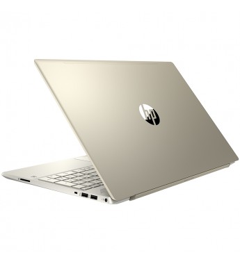 Notebook HP Pavilion 15-cs3055wm de 15.6" FHD con Intel i5-1035G1/8GB RAM/512GB SSD + 32GB Optane/W10 - Lunar gold