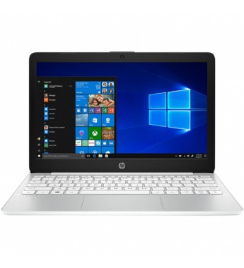 Notebook HP 11-ak0012dx de 11.6" HD con Intel Celeron N4020/4GB RAM/64GB eMMC/W10 - Diamond White