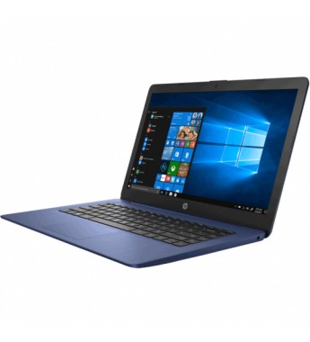 Notebook HP Stream 14-ax100la de 14" HD con Intel Celeron N4020/4GB RAM/64GB eMMC/W10 - Blue