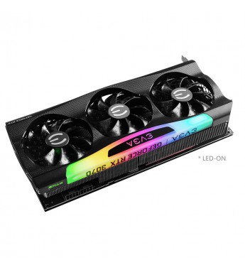 Placa de Video EVGA GeForce RTX 3070 FTW3 ULTRA GAMING, 8GB GDDR6, iCX3 Technology, ARGB LED - Metal Backplate