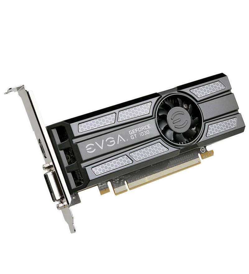 Placa de Video EVGA NVIDIA GeForce GT 1030 02G-P4-6333-KR con 2GB GDDR5/1290MHz/HDMI/DVI